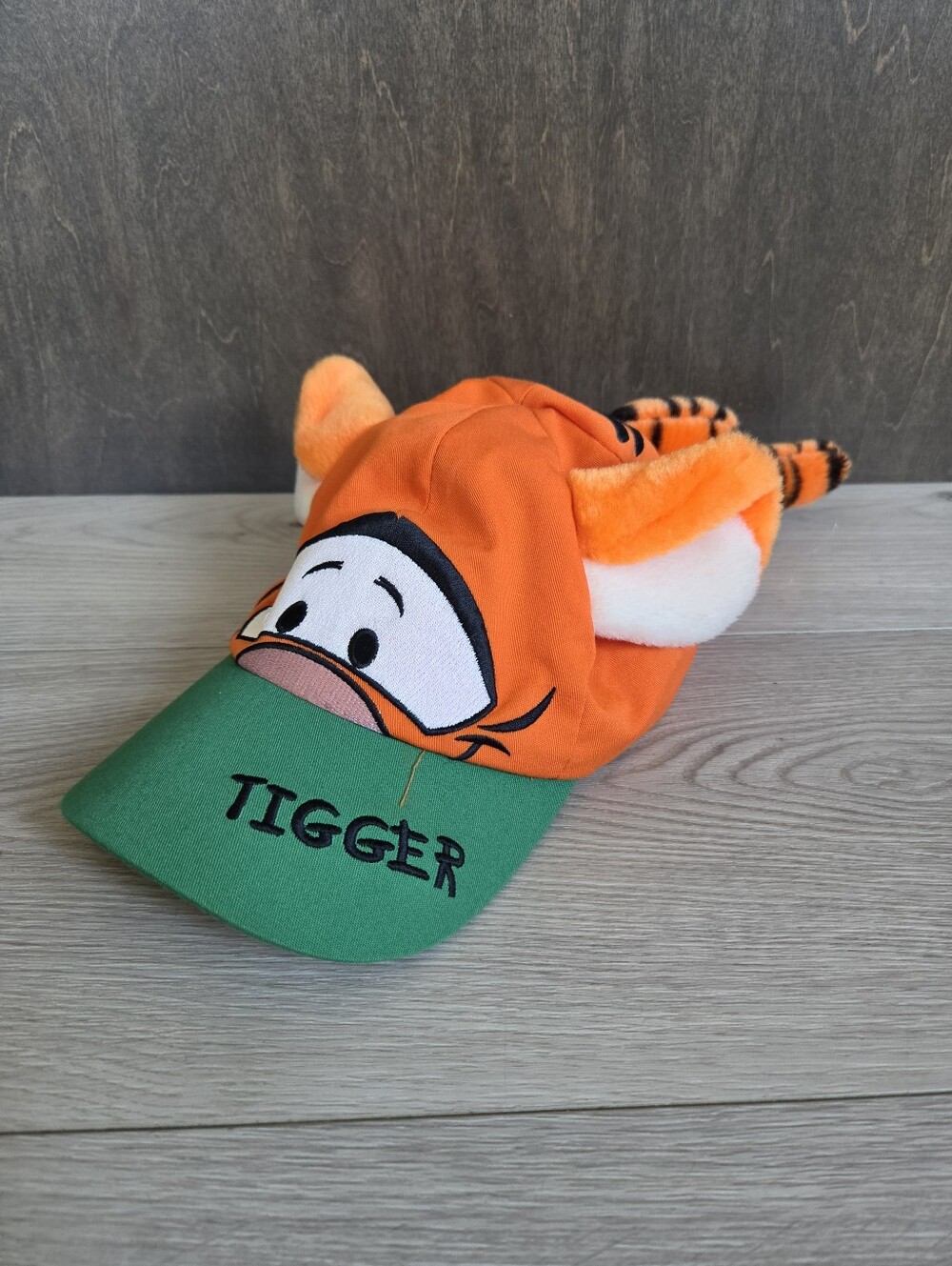 Disney World Tigger Infant/Toddler Baseball Cap with Plush Ears & Tail